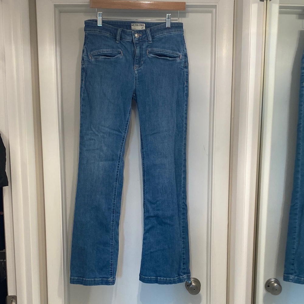 We The Free  Blue Flare Jeans brand new condition